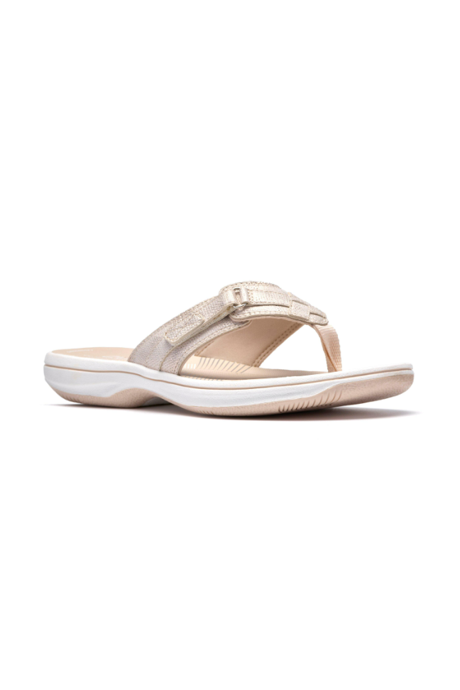 Clarks Brinkley Sea in soft gold