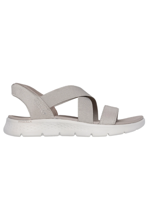 Skechers Slip-ins: GO WALK Flex Sandal - Glimmer 141489 in Taupe