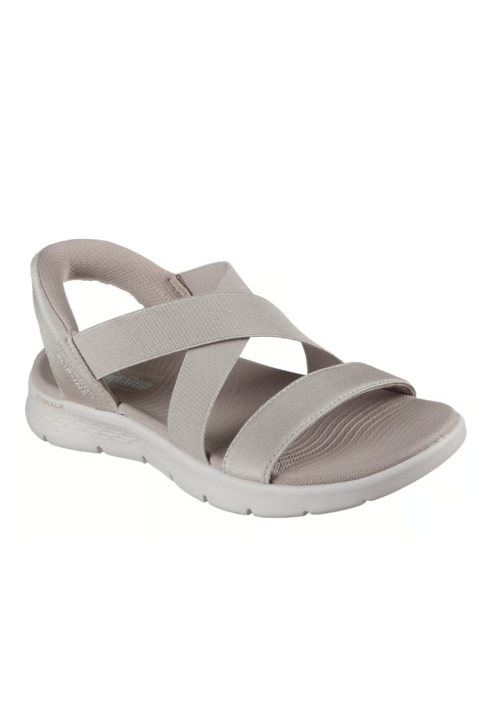 Skechers Slip-ins: GO WALK Flex Sandal - Glimmer 141489 in Taupe