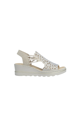 Rieker Womens Sandals 67465-62 Ginger