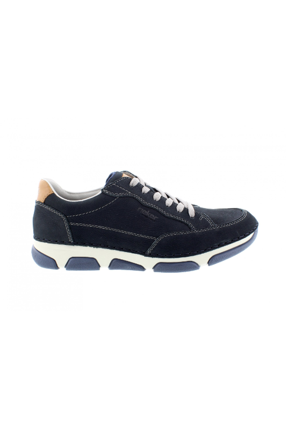 Rieker Mens Shoes 15900-14 in Navy