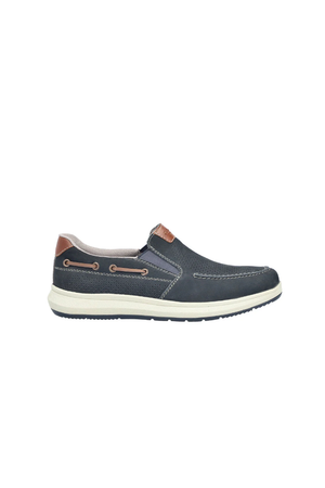 Rieker Mens Shoes 16968-14 in Navy