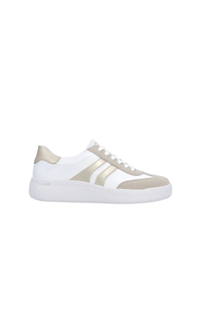 Remonte ladies sneaker D3E00-80 in White combi