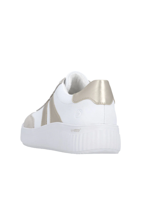 Remonte ladies sneaker D3E00-80 in White combi