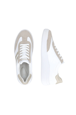 Remonte ladies sneaker D3E00-80 in White combi