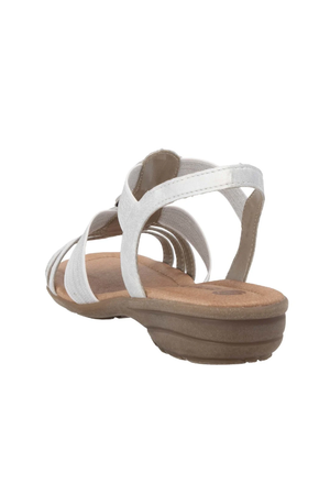 Remonte ladies sandals R3605-80 in white combi