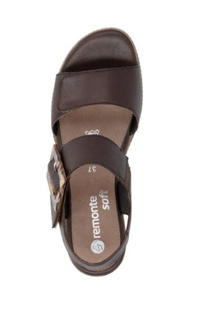 Remonte Ladies sandals D2L53-25 in Brown