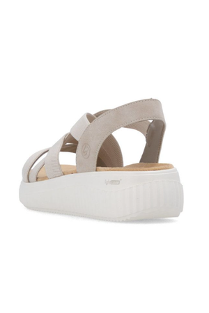 Remonte Ladies sandals D3L52-60 in Beige