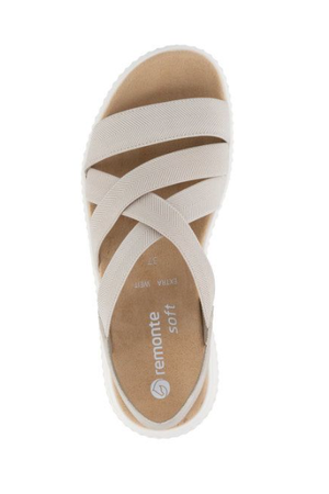 Remonte Ladies sandals D3L52-60 in Beige