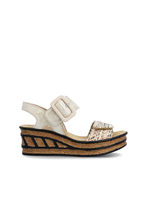 Rieker Womens sandal 68172 60 beige