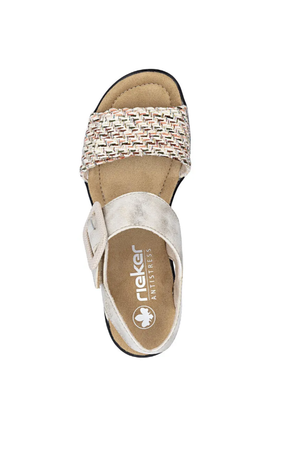 Rieker Womens sandal 68172 60 beige