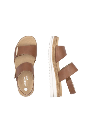 Remonte ladies sandals D0Q59-24 in Brown