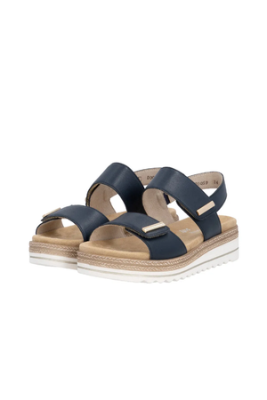 Remonte ladies sandals D0Q59-14 in Navy