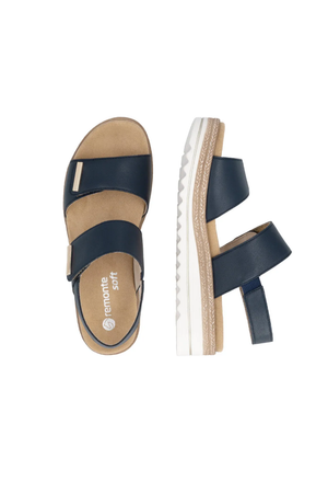 Remonte ladies sandals D0Q59-14 in Navy