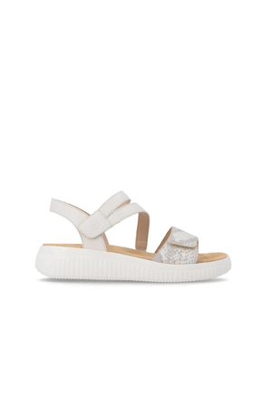 Remonte Ladies sandals D3L51-60 in Beige combi