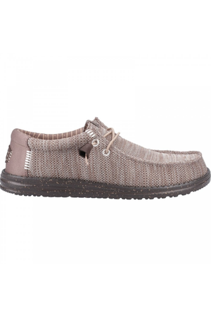 HEYDUDE Wally Stretch Sox in Deep taupe/Mole brown
