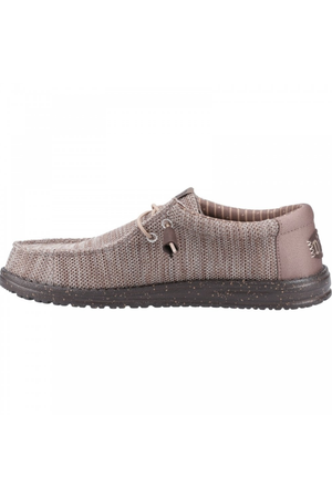 HEYDUDE Wally Stretch Sox in Deep taupe/Mole brown