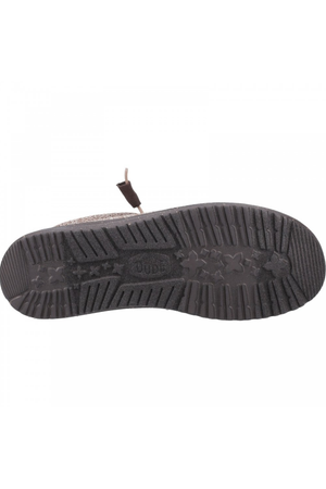 HEYDUDE Wally Stretch Sox in Deep taupe/Mole brown
