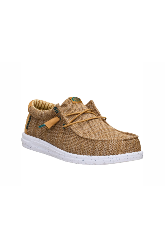 HEYDUDE Wally Stretch Sox in Bone brown/multi