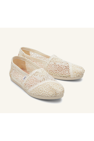 TOMS  Alpargata in Natural moroccan crochet