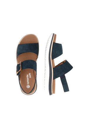 Remonte Ladies sandals D1J62-14 in Navy