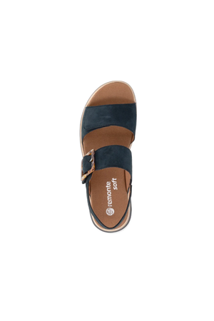Remonte Ladies sandals D1J62-14 in Navy