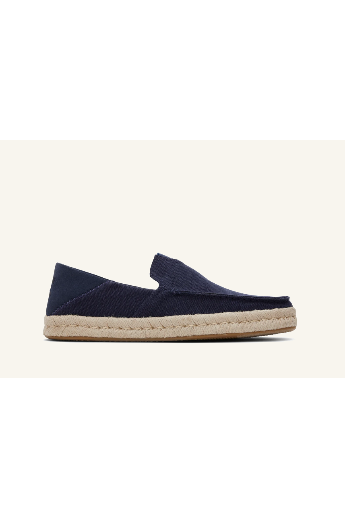 TOMS Alonso Rope loafer in Navy