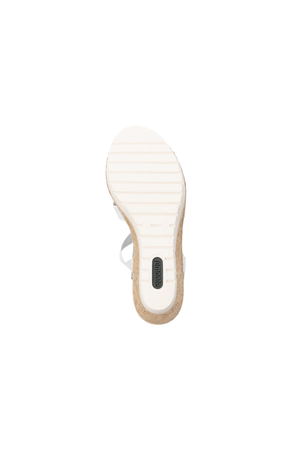 Remonte ladies sandals R6264-92 in silver/platinum