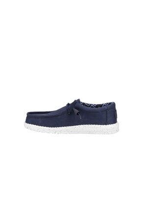 HEYDUDE Wally Stretch Canvas in Navy