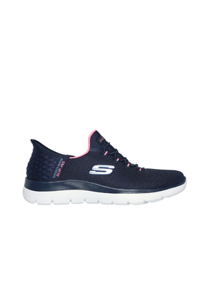 Skechers Slip-ins: Summits - Diamond Dream 150123W Navy/Pink WIDE FIT