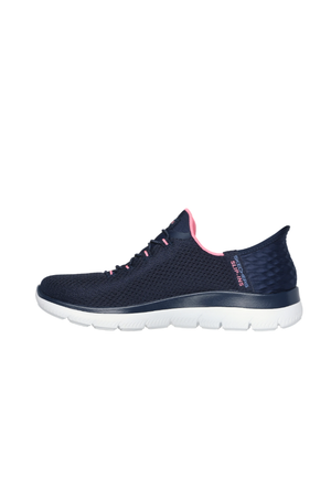 Skechers Slip-ins: Summits - Diamond Dream 150123W Navy/Pink WIDE FIT