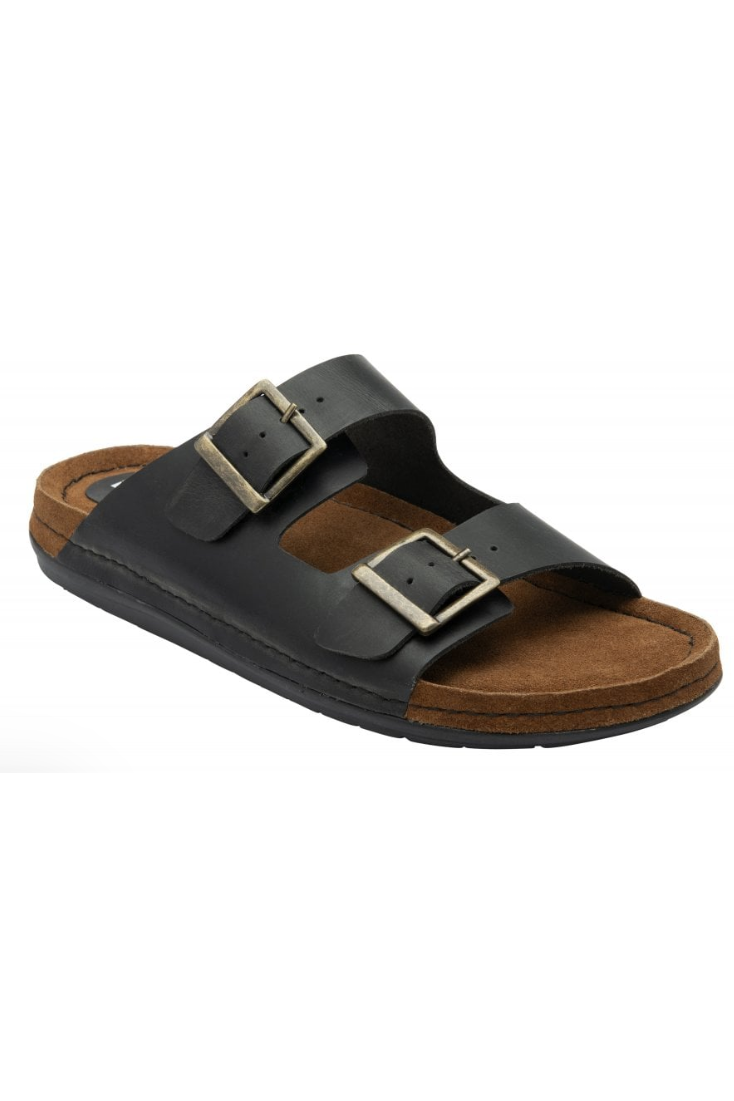 Lotus St Ives Mens sandal in Black