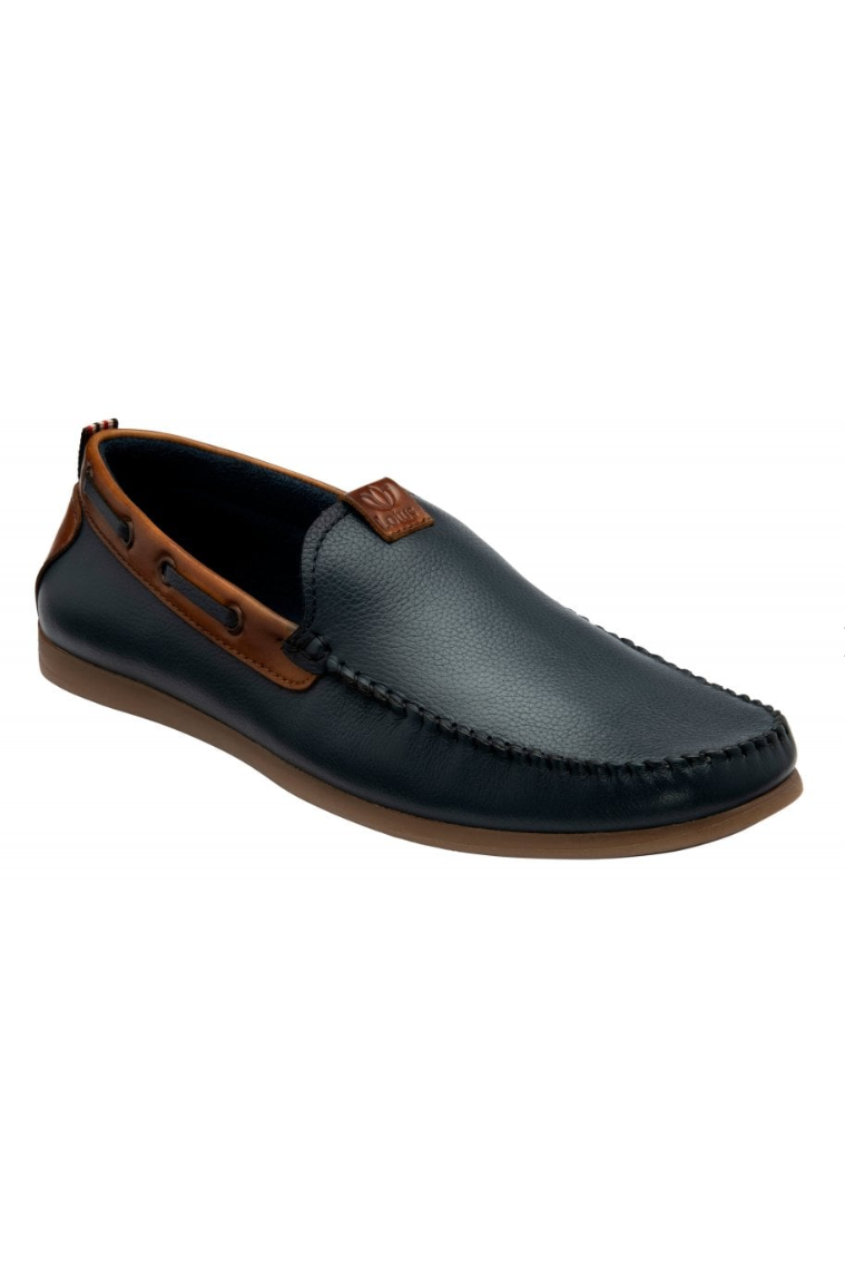 Lotus Mens Bolzano in navy/tan