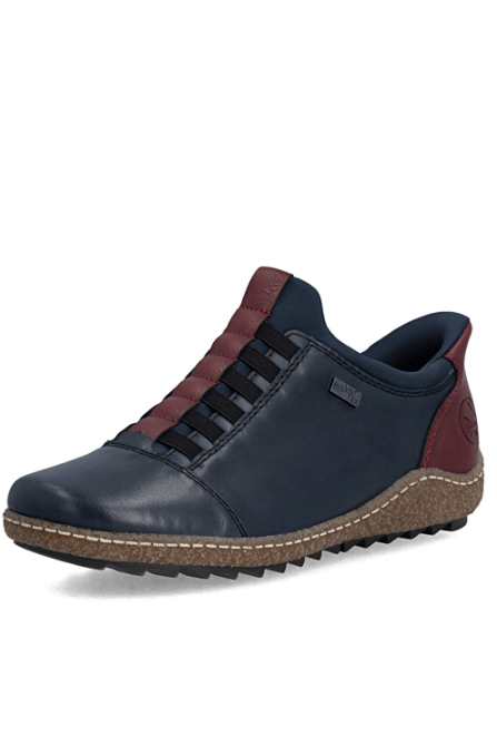 Rieker Shoe L7562-14 in Navy
