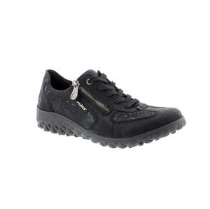 Rieker Women's Casual Shoe 59501-00 in Black