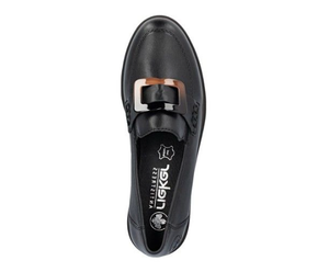 Rieker Ladies Shoes 45553-00 in Black