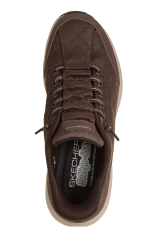 Skechers Slip-ins: Contour Foam - Cozy Fit Natural Ease 150507 in Chocolate