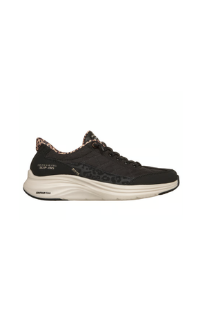 Skechers Slip-ins: Contour Foam - Cozy Fit Leopard Dream 150419 in Black