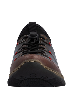 Rieker ladies Shoes N3271-25 in Brown metallic
