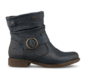 Rieker Ladies Boots 74857-14 in Navy