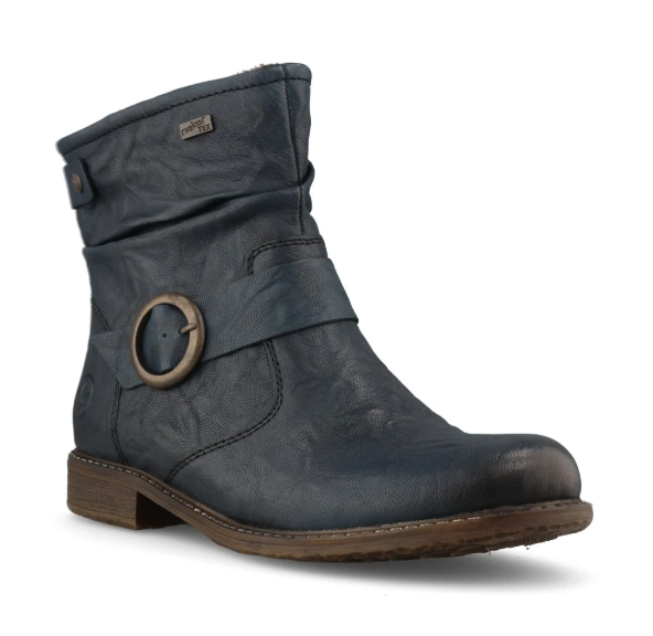 Rieker Ladies Boots 74857-14 in Navy