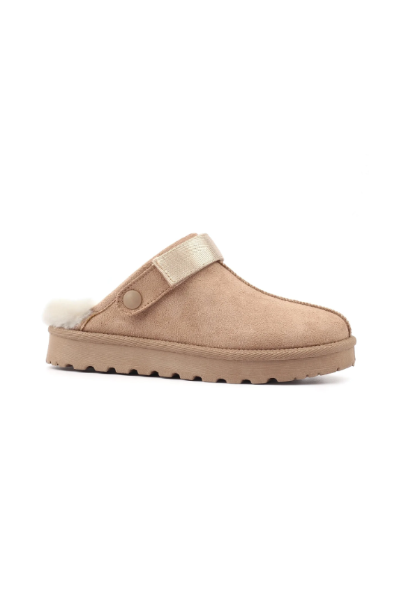 Lunar slippers Odessa KLZ 007 in Mink