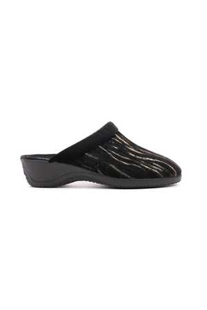 Lunar slippers Glenda KLA 267 in Black