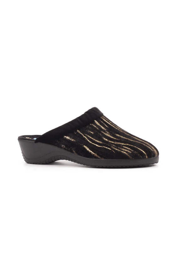 Lunar slippers Glenda KLA 267 in Black