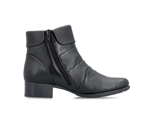 Rieker Ladies Boots 78665-00 in Black