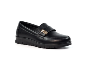 Lunar Salma wedge shoe FLN 054 in Black
