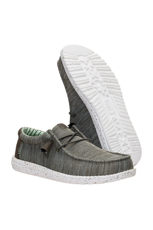 HEYDUDE Wally Stretch Sox in Tea leaf/multi