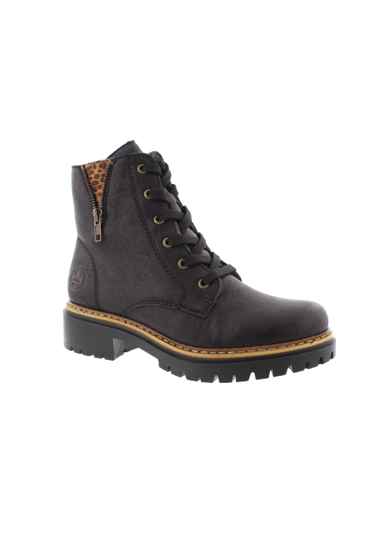 Rieker Ladies Boots 72617-00 in Black