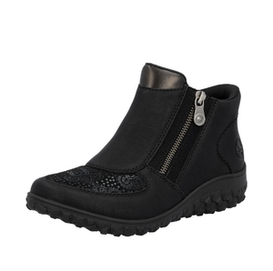 Rieker Ladies Boots 59558-00 in Black