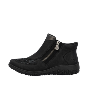 Rieker Ladies Boots 59558-00 in Black